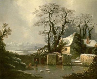 The Frozen Mill Race by George Smith